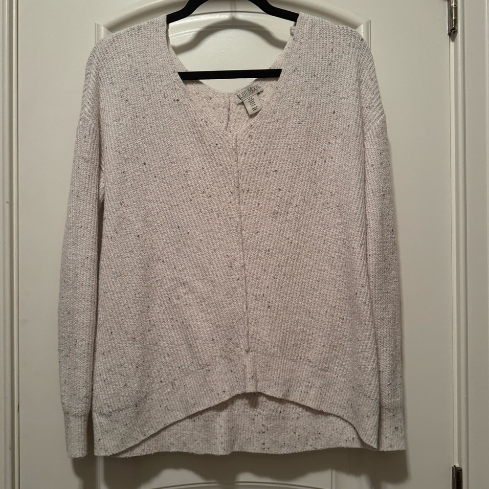 Cream Speckled Sweater